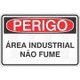 Área industrial, não fume